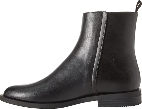 Miniatura 5 de Tienda Essentials Botines planos con cremallera exterior para mujer