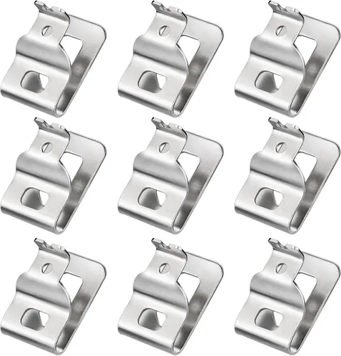 Miniatura 3 de N268241 Clips para cinturón Dewalt 304 Pinzas de taladro de acero inoxidable Ganchos de herramientas con tornillos para herramientas eléctricas