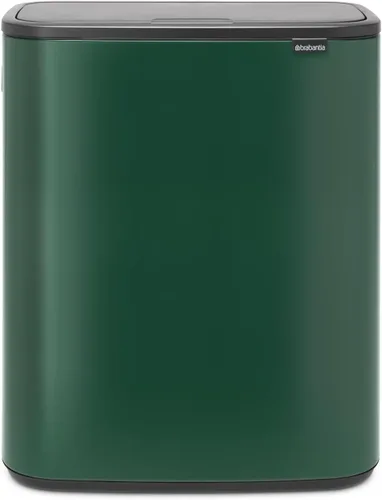 Miniatura 15 de Brabantia Bo Cubo de basura - 1 cubo interior de 9.5 galones (acero mate FPP) cubo de basura para residuos/reciclaje, compartimento extraíble +