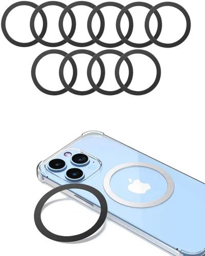 Miniatura 19 de KALAPOP Anillo de Carga Inalámbrica Magnética Magsafe - 6 PIEZAS, Adhesivo Magsafe Ultradelgado (0.4mm), Compatible con iPhone 17/Air/16/15/14/13