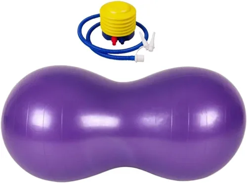 Miniatura 5 de Pelota de cacahuete, pelota de yoga para el embarazo, estabilidad de cacahuete para terapia infantil, parto, entrenamiento de fuerza central