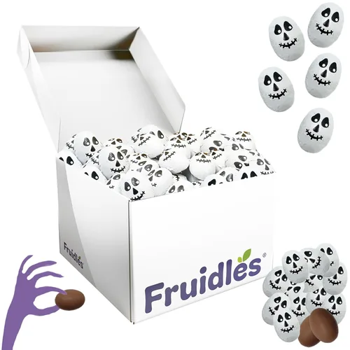Miniatura 11 de Surtidos de chocolate misterioso de Halloween, rellenos de bolsas de fiesta de chocolate con leche, láminas espeluznantes de diseño de Halloween