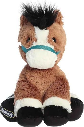 Miniatura 2 de Aurora Exquisito animal de peluche Breyer Bridle Buddies Bay Horse – Detalles realistas para juegos imaginativos – Perfecto para niños, adultos