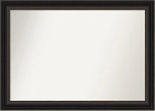 Miniatura 144 de Amanti Art Espejo de baño de bronce para sobre el fregadero, 24 x 24 pulgadas, espejo cuadrado de bronce Lara para tocador, marco de madera