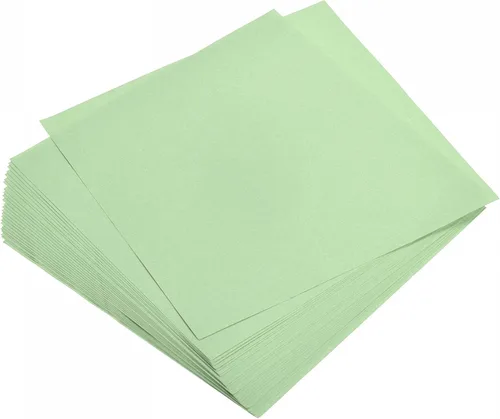 Miniatura 161 de MECCANIXITY 100 hojas de papel de origami de doble cara de 8 x 8 pulgadas (7.9 x 7.9 in), hoja cuadrada para proyectos de manualidades, Pasto verde