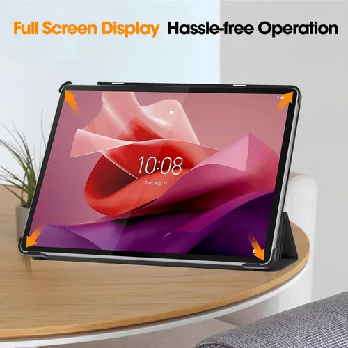 Miniatura 4 de Gylint Funda inteligente de piel sintética ultrafina para Lenovo Tab P12 Pro (2ª generación), P12, Xiaoxin Pad Pro de 12.7 pulgadas 2024, funda