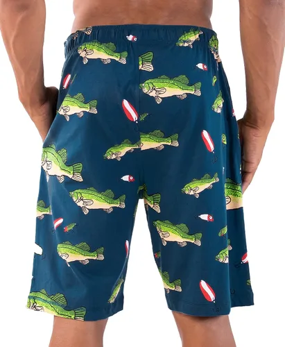 Miniatura 96 de Lazy One - Pantalones cortos de pijama para hombre, ropa de dormir