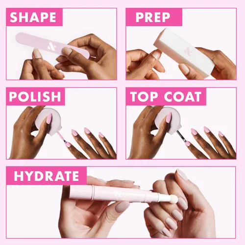 Miniatura 7 de Olive & June - Esmalte de uñas de larga duración, acabado voluminoso similar al gel, no necesita lámpara, dura hasta 10 días, sin 15 ingredientes Aw.
