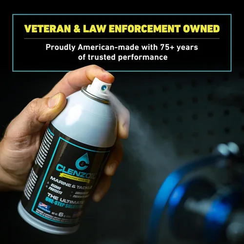 Miniatura 6 de Clenzoil Marine & Tackle - Lubricante de aceite para equipos de pesca - para carretes de cuidado de peces, motores de barcos, descensores y más