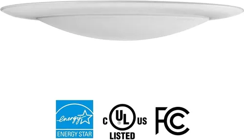 Miniatura 5 de Lámpara de techo de 7.5 pulgadas, luces LED para dormitorio I de 16.5 W (equivalente a 120 W), 120 V, 2700 K, luces de porche I de ubicación húmeda