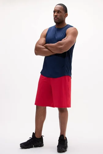 Miniatura 6 de DEVOPS Paquete de 2 pantalones cortos de gimnasio de entrenamiento de 10 pulgadas con bolsillos para hombre