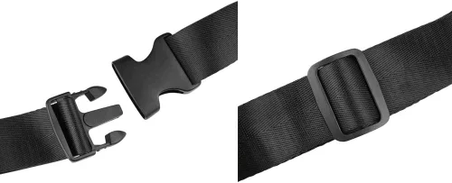 Miniatura 8 de Genda 2Archer Riñonera de nailon con múltiples bolsillos para senderismo LNS409-2 Negro talla única