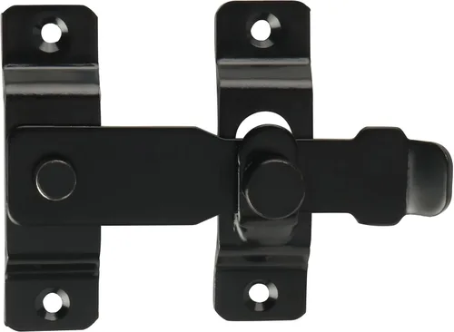 Miniatura 8 de Alise Cerradura de pestillo abatible de 4 pulgadas, Cerradura de seguridad para puerta para cerca de granja de madera, puertas francesas correderas