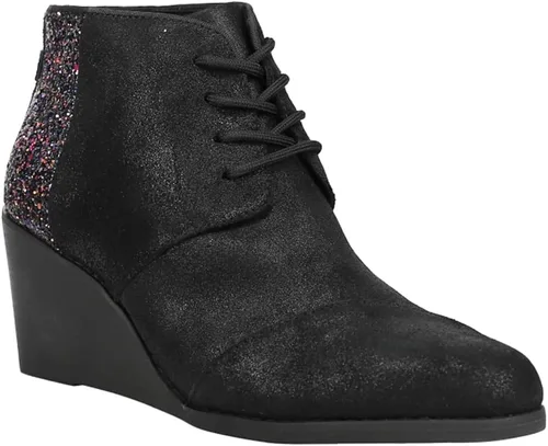 Miniatura 2 de TOMS Womens Hyde Round Toe Casual Boots Ankle Mid Heel 2-3" - Black