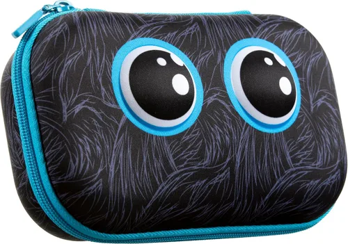 ZIPIT Caja de lápices Beast para niños, estuche divertido de gran capacidad para la escuela, caja organizadora de papelería, color negro
