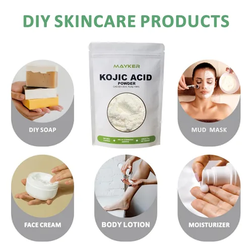 Miniatura 3 de MAYKER Polvo de Ácido Kójico Puro 60 g (2.1 oz), Grado Cosmético, Ingrediente Natural y Versátil para el Cuidado de la Piel para Hacer Jabón