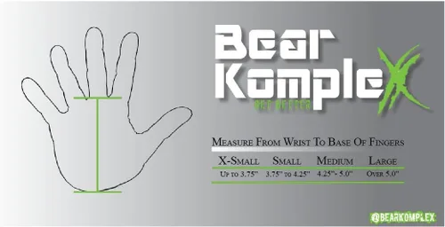 Miniatura 2 de Bear KompleX - Manoplas de agarre de cuero de 3 agujeros para entrenamientos, dominadas, levantamiento de pesas, gimnasia WOD, agarres de palma