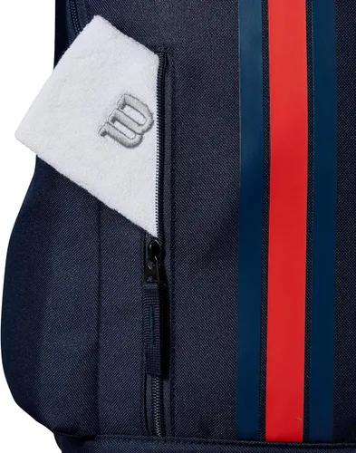 Miniatura 5 de Wilson Bolsas de raqueta de tenis para equipos 2025 Azul marino/Rojo