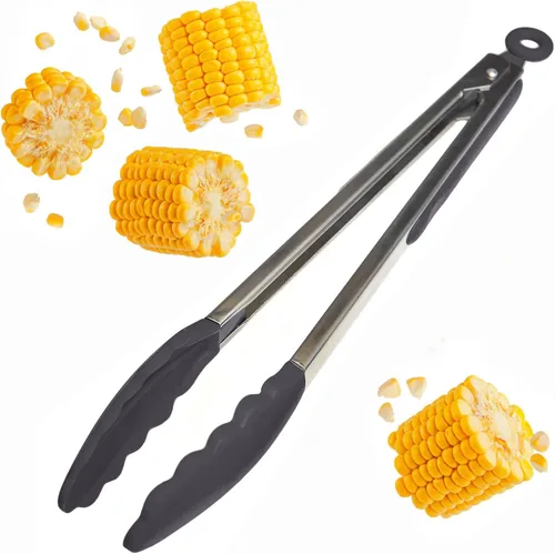 Miniatura 11 de Starpack 'Get a Grip' Pinzas de cocina de silicona para cocinar (2 piezas) – Pinzas para barbacoa resistentes al calor hasta 600 °F – Utensilios