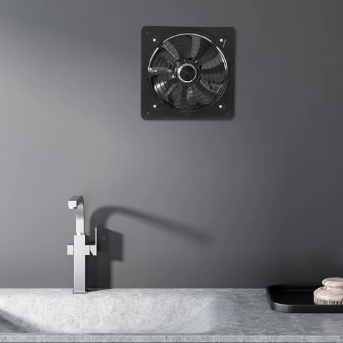 Miniatura 5 de Extractor de ventilación industrial, ventilador de escape axial, soplador de aire comercial, ventilador utilitario de alta velocidad, ventilador