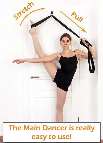 Miniatura 2 de Estiradora de Piernas Ajustable - Banda Elástica de Ballet para Alargar - Fácil Instalación en Puerta - Correa de Piernas para Flexibilidad