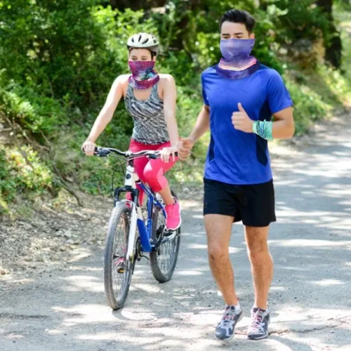 Miniatura 5 de GUIFIER Máscara facial bandanas para el cuello, bufanda mágica para el polvo, el sol, el viento