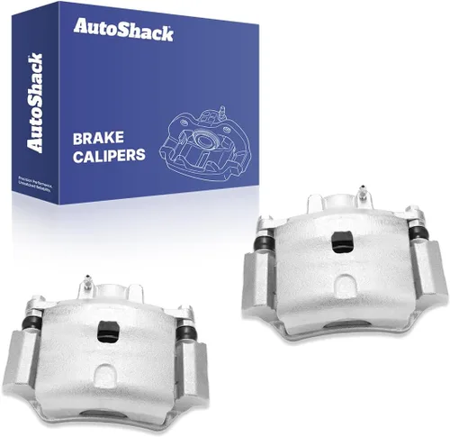 AutoShack - Juego de pinzas de freno delanteras con soporte de repuesto para Mercury Milan Lincoln MKZ 2006 Zephyr 2006-2012 Ford Fusion 2006-2013