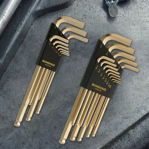 Miniatura 7 de Bondhus 20899 Balldriver GoldGuard L-Wrench DblPK,38099 0.059-0.394 in y 37937 .050-3/8