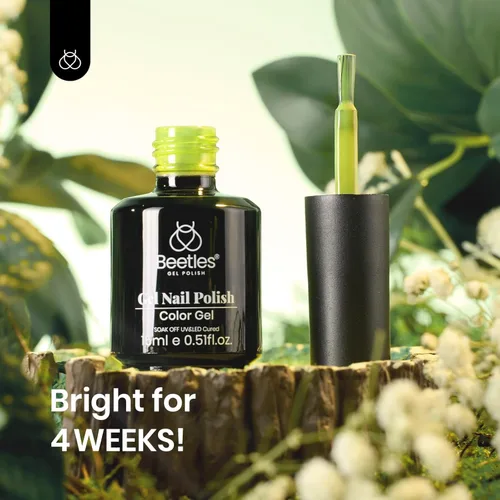 Miniatura 331 de Beetles - Esmalte de uñas de gel marrón – 0.5 onzas líquidas de esmalte de gel marrón oscuro, lámpara LED UV para uñas, regalo de manicura para I
