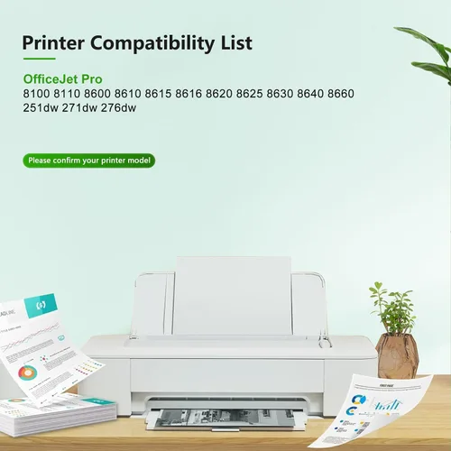 Miniatura 2 de Paquete combinado de cartuchos de tinta HP 951XL, compatible con cartuchos de tinta HP 951, uso con impresora HP Officejet Pro 8600 8610 8620 8100
