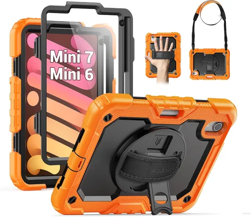 Miniatura 11 de SEYMAC Funda para iPad de 9ª/8ª/7ª Generación Estuche 10.2" 2021-2019, Funda Protectora de Cuerpo Completo Resistente a Prueba de Golpes de Servicio