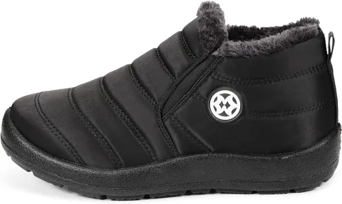 Miniatura 2 de Botas de nieve de invierno con forro de piel cálida para mujer, impermeables, botines al aire libre, zapatos cómodos para mujer
