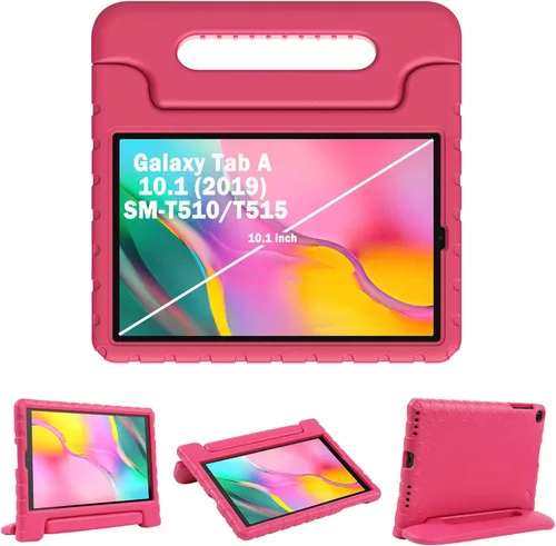 Miniatura 10 de Funda para niños para Samsung Galaxy Tab A 10.1 (2019) Modelo SM-T510/T515, a prueba de golpes, funda protectora de EVA con mango convertible