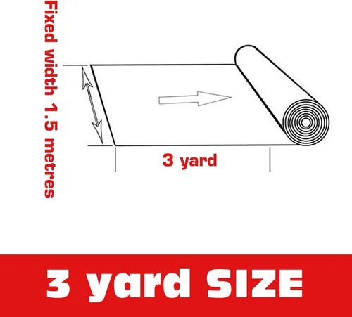 Miniatura 2 de The Yard - Tela de algodón 100% blanco para coser por 3 yardas, tela de acolchado de 59 pulgadas de ancho, peso medio, 5.8 onzas, tela de muselina