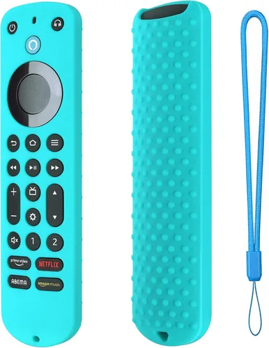 Miniatura 15 de Funda de silicona para Voice Remote Pro 2022, funda de silicona para control remoto por voz Pro 2022 con cordón (negro)