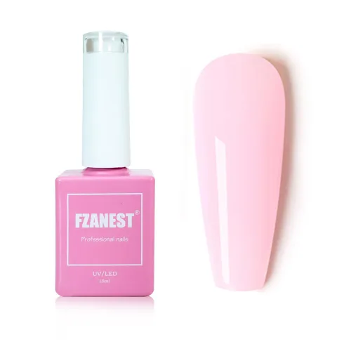 Miniatura 5 de FZANEST Esmalte de uñas en gel azul bebé, color de verano amarillo esmalte en gel para arte de uñas removible LED UV #D15