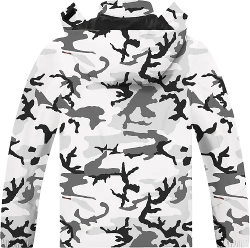 Miniatura 2 de TEZO Chaqueta impermeable para hombre, con capucha, rompevientos ligera