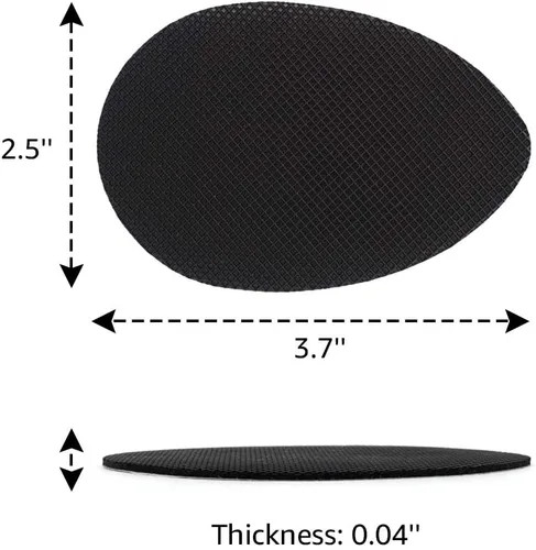 Miniatura 2 de 8 almohadillas antideslizantes de silicona de alta calidad para zapatos, tacones altos y botas de amortiguación, protectores de suela autoadhesivos