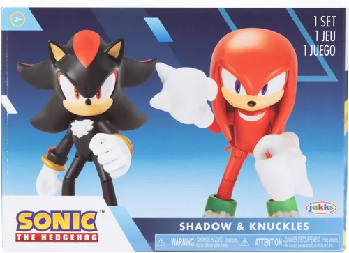 Miniatura 6 de Sonic, el erizo - Pack de 2 figuras de acción de 4 in de Knuckles y Shadow