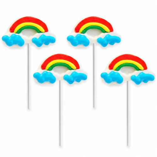 Miniatura 3 de 12 unidades de caramelos con forma de arco iris, ideales para rellenos de bolsas de golosinas, envueltos individualmente (paquete de 12)