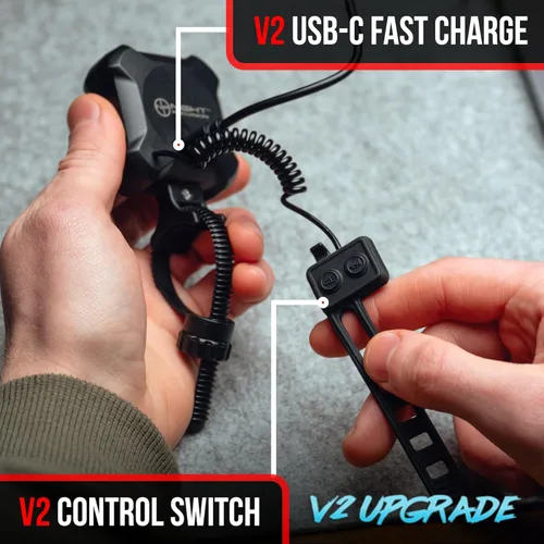 Miniatura 4 de [NEW V2] ZIREN 140dB Loud Bike Horn & LED Light, Loudest Electric Bicycle Horn, New V2 Control Switch, USB-C Rechargeable Horns + Bike Lights Front