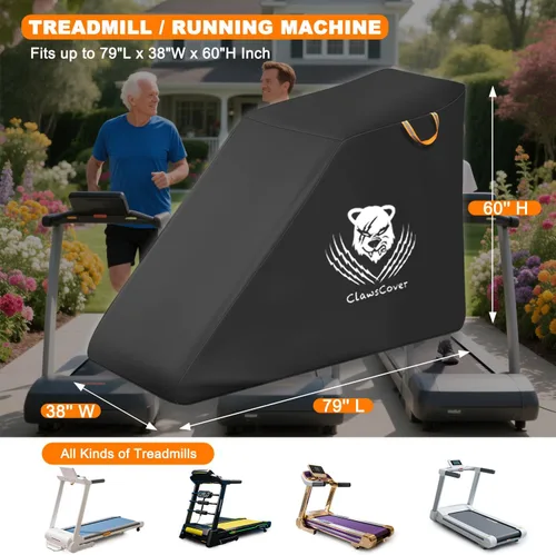 Miniatura 2 de ClawsCover Cubierta de cinta de correr impermeable a prueba de polvo para máquina de correr, equipo de entrenamiento de ejercicio, protección