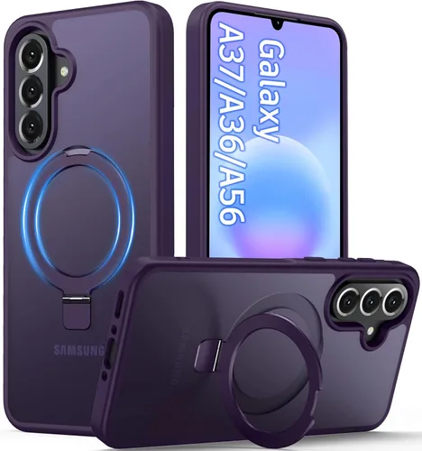 Miniatura 59 de Oterkin Funda para Google Pixel 10a con soporte magnético de giro de 360° [compatible con MagSafe] [antideslizante] [15 pies] a prueba de golpes