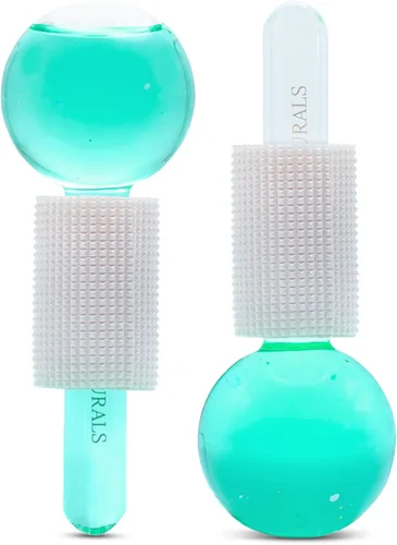 Globos de hielo de belleza (resistentes al calor y seguros para el congelador) Herramientas faciales de lujo para piel radiante, mejora la
