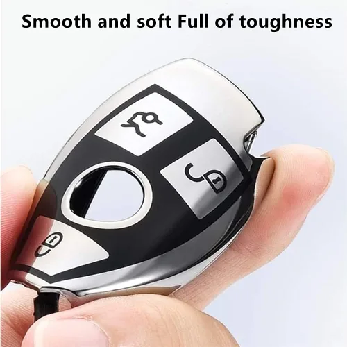 Miniatura 3 de Hermosa funda suave de TPU para llaves inteligentes de coche, adecuada para Mercedes benz CLS CLA CLK G GL R SLK AMG A B C CL S SL M ML Class Auto
