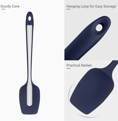 Miniatura 6 de U-Taste - Espátula de cuchara de silicona resistente al calor: U-Taste 600ºF de alto calor, flexible, 11.38 pulgadas, mezcla de silicona, agitación