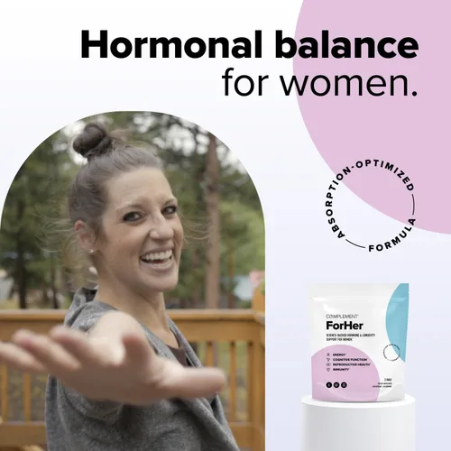 Miniatura 6 de COMPLEMENT ForHer Multivitamínico con inositol para mujer, suplemento de equilibrio hormonal para mujeres, crecimiento del cabello y apoyo