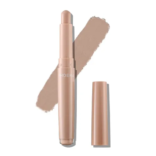 Miniatura 8 de MEICOLY Sombra de ojos blanca en barra – Lápiz cremoso mate con lápiz iluminador de ojos, abrillantador de ojos de leche, ópalos suaves y altamente