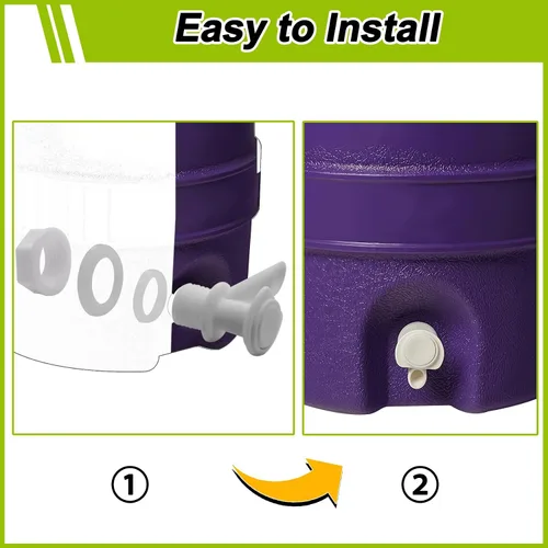 Miniatura 7 de Kit de 10 boquillas de botón de repuesto compatible con enfriadores Igloo de 2, 3, 5 y 10 galones, boquilla de repuesto para jarra de agua Igloo
