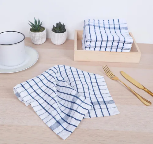 Miniatura 4 de AMOUR INFINI Juego de paños de cocina de 8 unidades - Ultra suaves, altamente absorbentes, paños de cocina de algodón de rizo de secado rápido